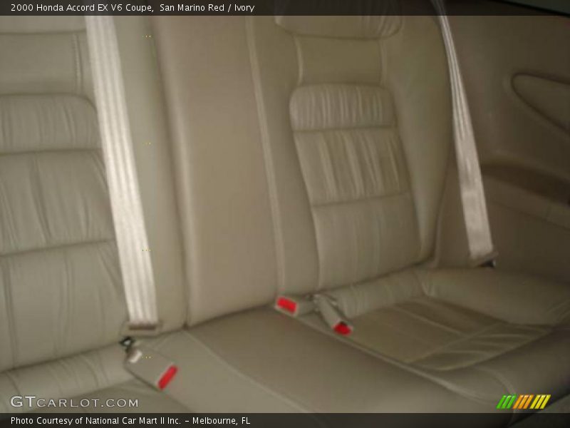 San Marino Red / Ivory 2000 Honda Accord EX V6 Coupe
