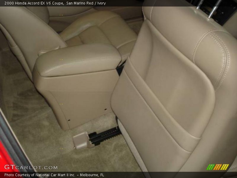 San Marino Red / Ivory 2000 Honda Accord EX V6 Coupe