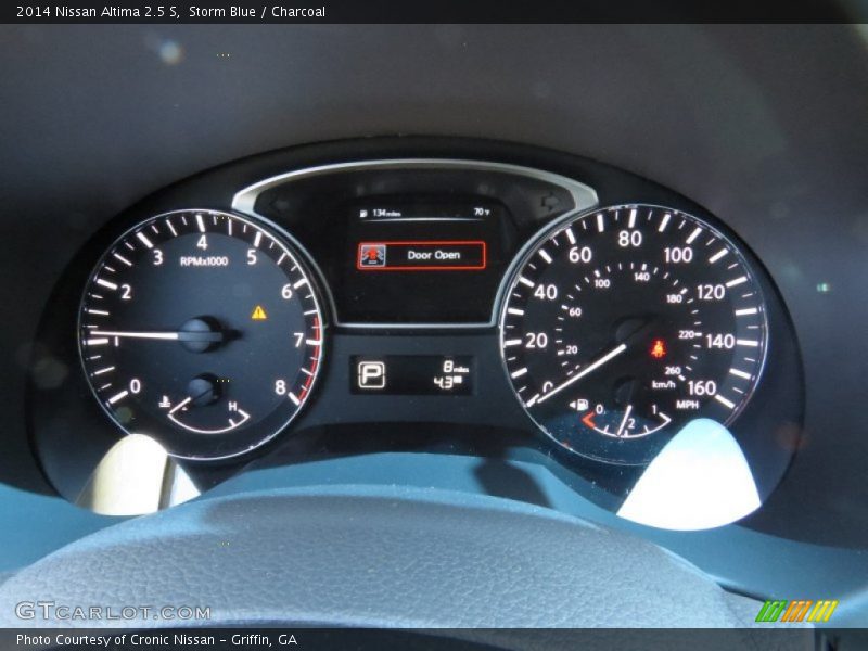Storm Blue / Charcoal 2014 Nissan Altima 2.5 S