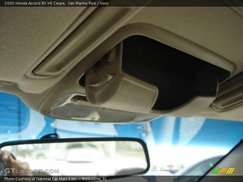 San Marino Red / Ivory 2000 Honda Accord EX V6 Coupe