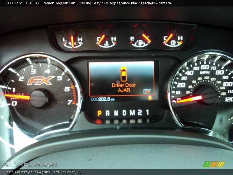 Sterling Grey / FX Appearance Black Leather/Alcantara 2014 Ford F150 FX2 Tremor Regular Cab