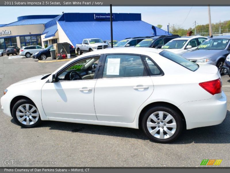 Satin White Pearl / Ivory 2011 Subaru Impreza 2.5i Sedan