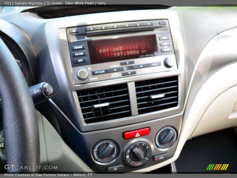Satin White Pearl / Ivory 2011 Subaru Impreza 2.5i Sedan
