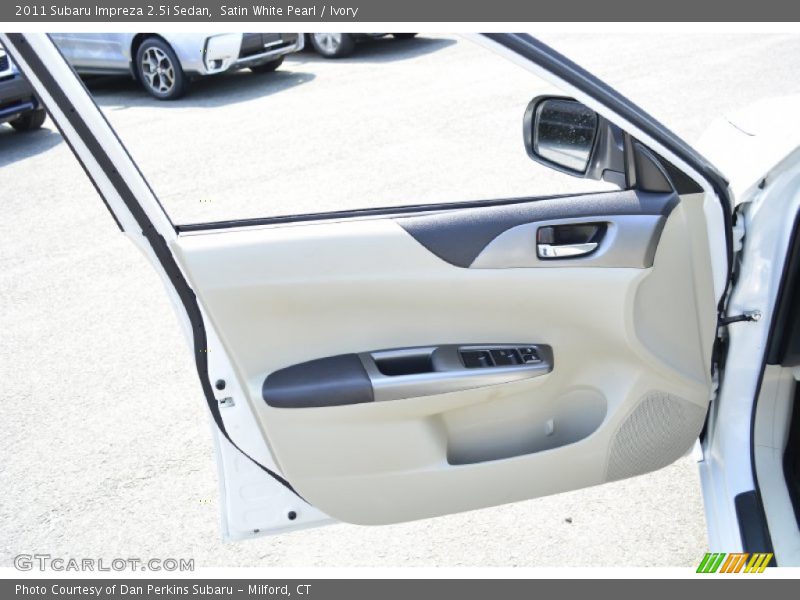 Satin White Pearl / Ivory 2011 Subaru Impreza 2.5i Sedan