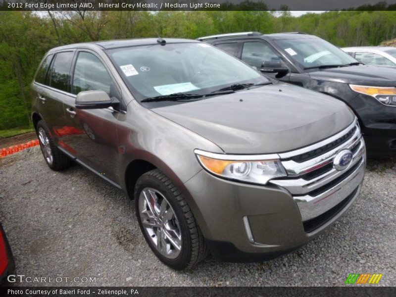 Mineral Grey Metallic / Medium Light Stone 2012 Ford Edge Limited AWD