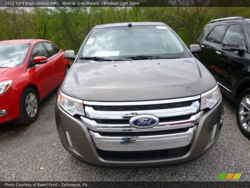 Mineral Grey Metallic / Medium Light Stone 2012 Ford Edge Limited AWD