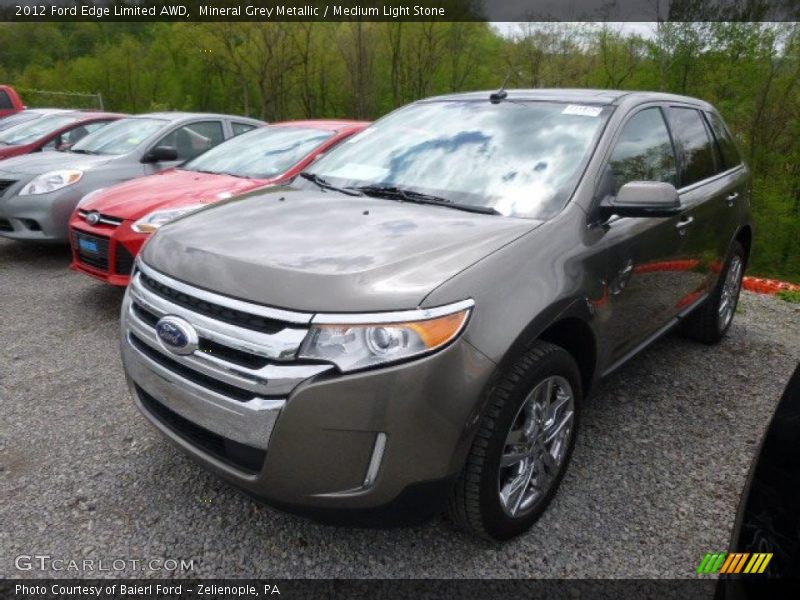 Mineral Grey Metallic / Medium Light Stone 2012 Ford Edge Limited AWD