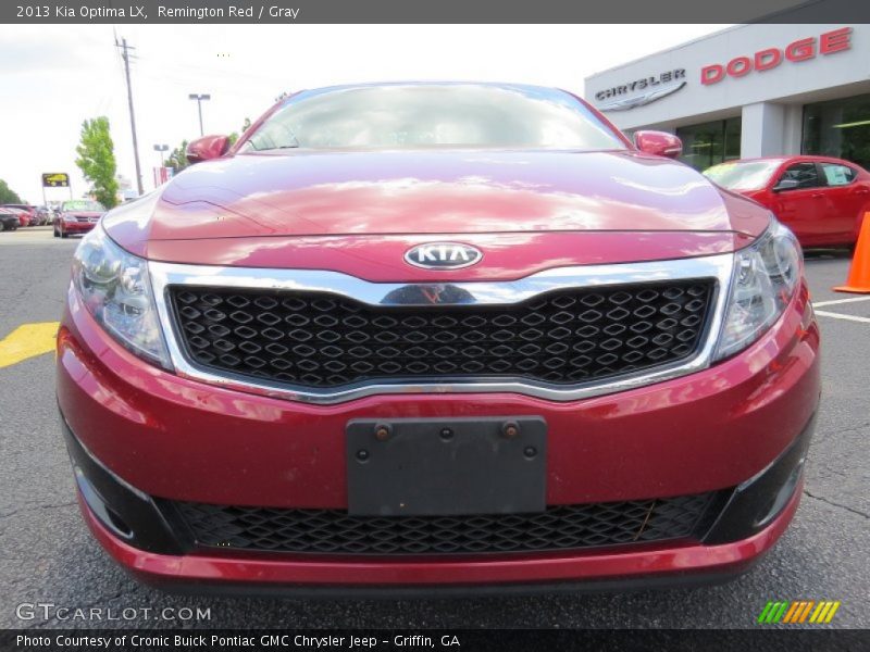 Remington Red / Gray 2013 Kia Optima LX