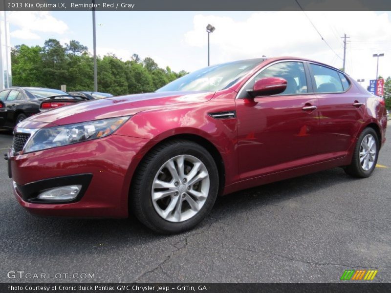 Remington Red / Gray 2013 Kia Optima LX