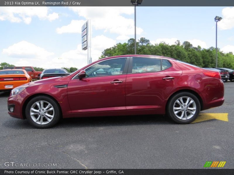 Remington Red / Gray 2013 Kia Optima LX