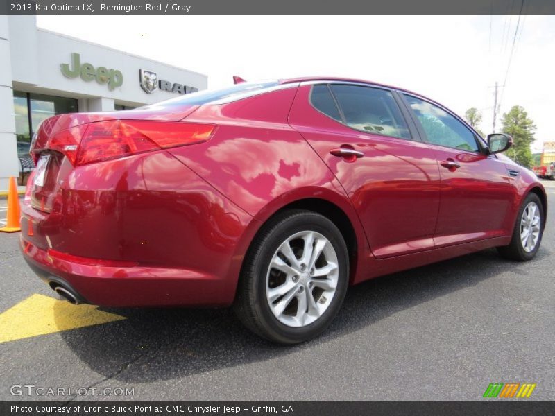 Remington Red / Gray 2013 Kia Optima LX