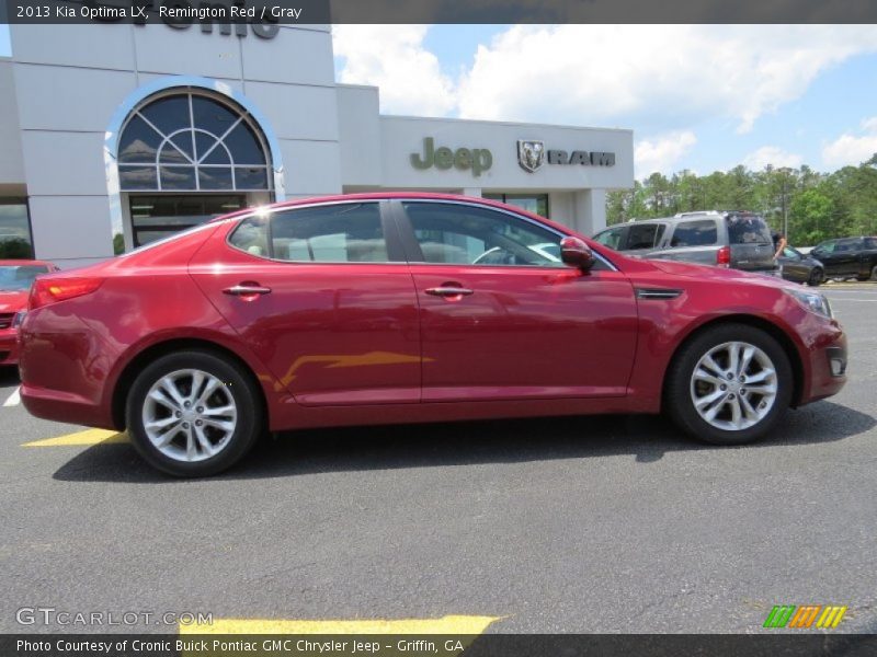 Remington Red / Gray 2013 Kia Optima LX
