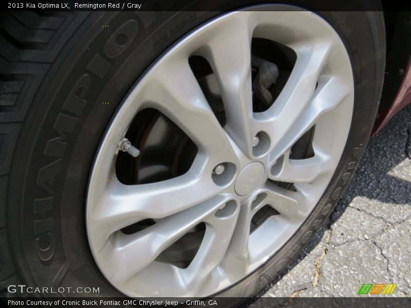 Remington Red / Gray 2013 Kia Optima LX
