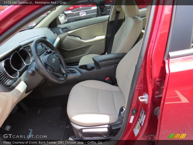 Remington Red / Gray 2013 Kia Optima LX