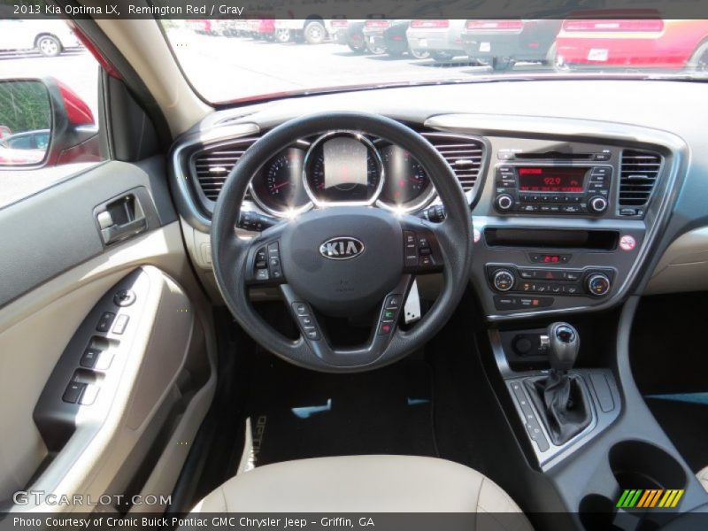 Remington Red / Gray 2013 Kia Optima LX
