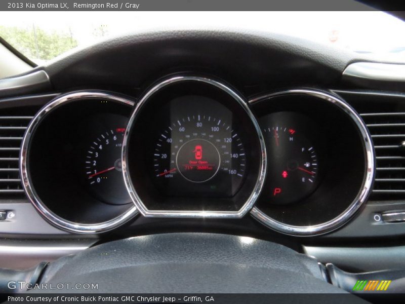 Remington Red / Gray 2013 Kia Optima LX
