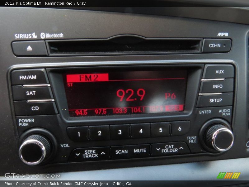 Remington Red / Gray 2013 Kia Optima LX