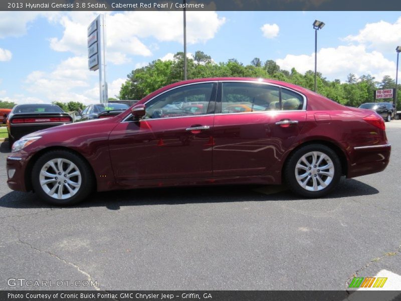 Cabernet Red Pearl / Cashmere 2013 Hyundai Genesis 3.8 Sedan