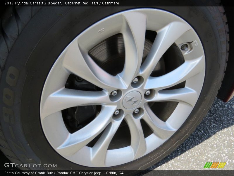 Cabernet Red Pearl / Cashmere 2013 Hyundai Genesis 3.8 Sedan