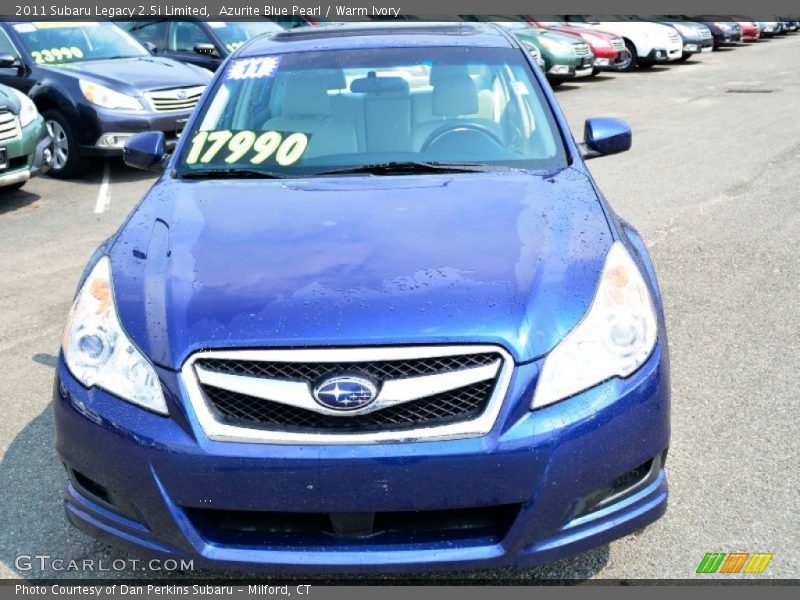 Azurite Blue Pearl / Warm Ivory 2011 Subaru Legacy 2.5i Limited