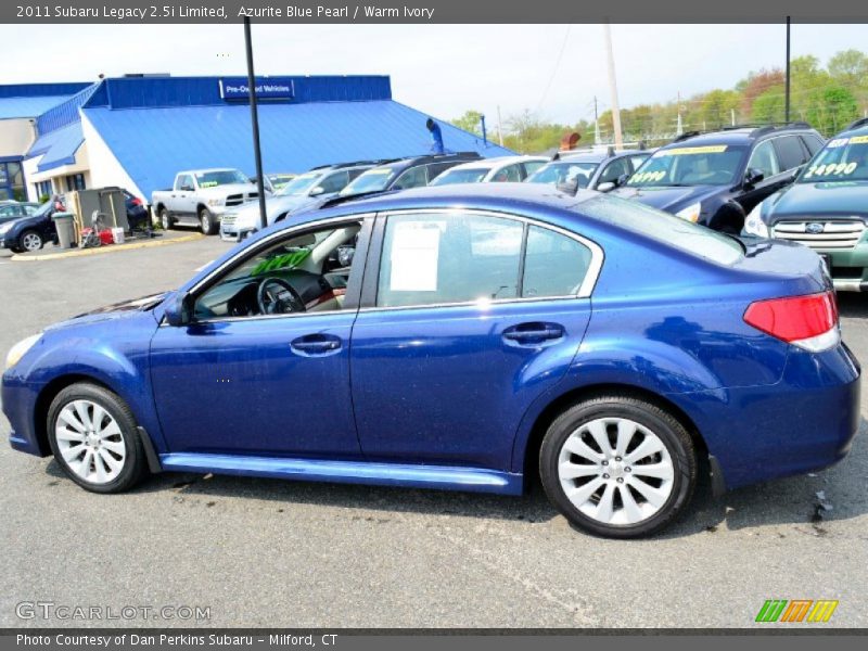 Azurite Blue Pearl / Warm Ivory 2011 Subaru Legacy 2.5i Limited