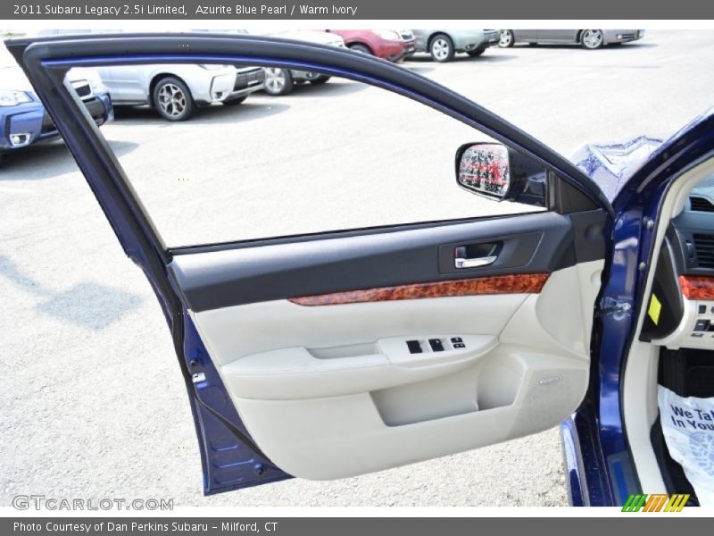 Azurite Blue Pearl / Warm Ivory 2011 Subaru Legacy 2.5i Limited