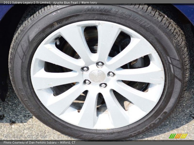 Azurite Blue Pearl / Warm Ivory 2011 Subaru Legacy 2.5i Limited