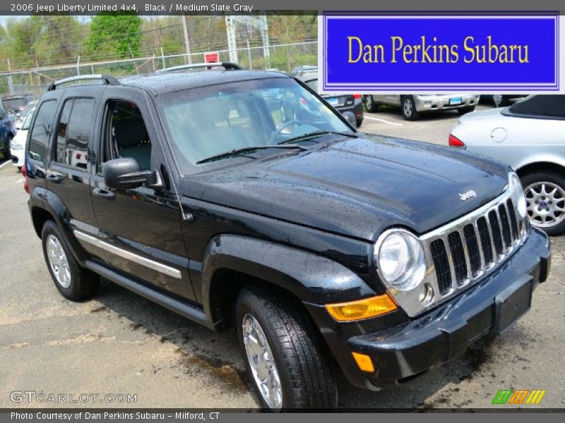 Black / Medium Slate Gray 2006 Jeep Liberty Limited 4x4