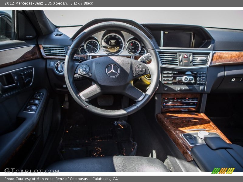 Black / Black 2012 Mercedes-Benz E 350 Sedan