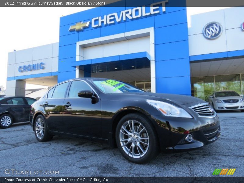 Black Obsidian / Stone 2012 Infiniti G 37 Journey Sedan