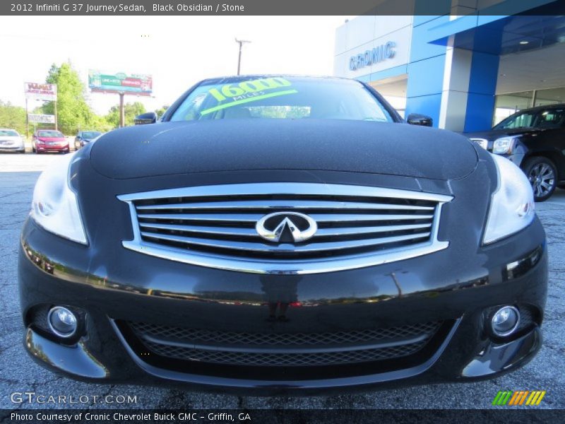 Black Obsidian / Stone 2012 Infiniti G 37 Journey Sedan