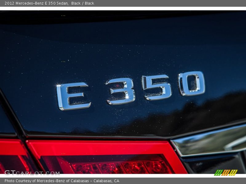 Black / Black 2012 Mercedes-Benz E 350 Sedan