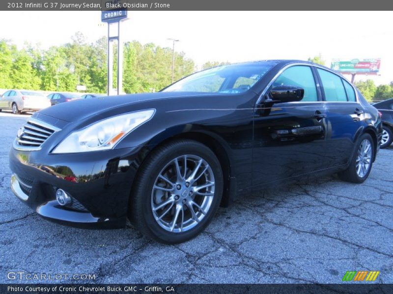 Black Obsidian / Stone 2012 Infiniti G 37 Journey Sedan