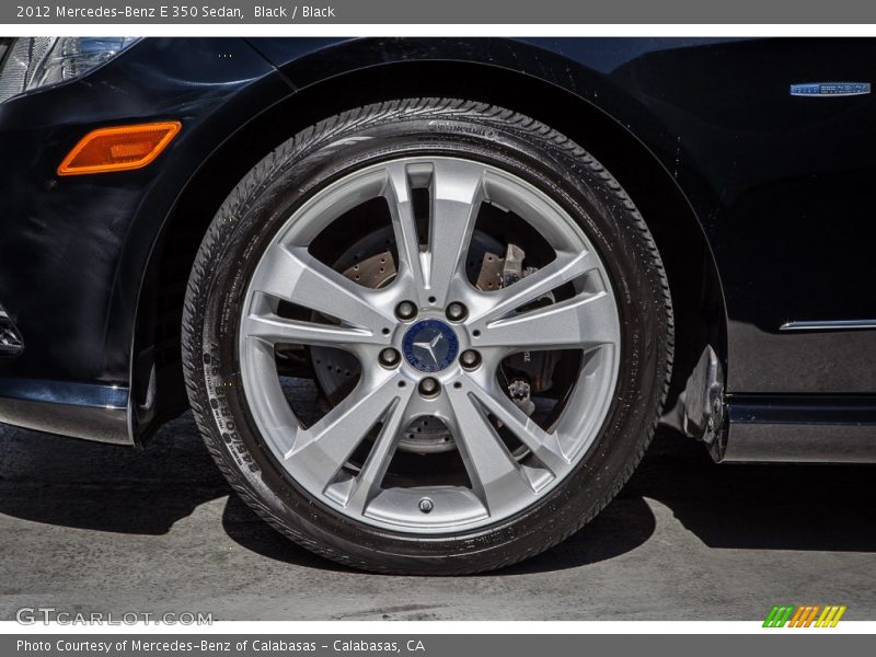 Black / Black 2012 Mercedes-Benz E 350 Sedan