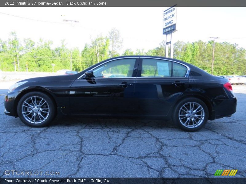 Black Obsidian / Stone 2012 Infiniti G 37 Journey Sedan