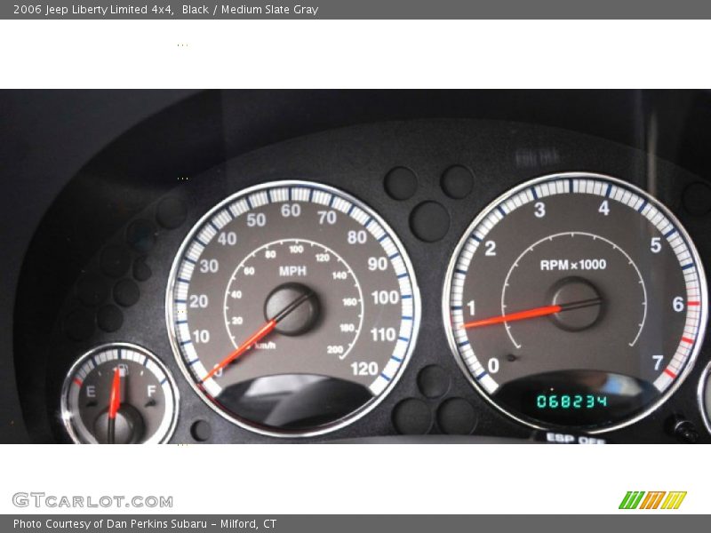 Black / Medium Slate Gray 2006 Jeep Liberty Limited 4x4