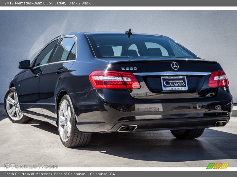 Black / Black 2012 Mercedes-Benz E 350 Sedan