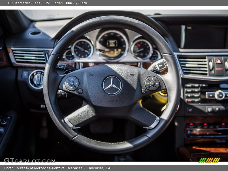 Black / Black 2012 Mercedes-Benz E 350 Sedan