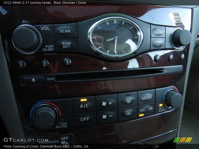 Black Obsidian / Stone 2012 Infiniti G 37 Journey Sedan