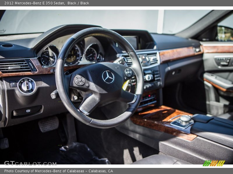 Black / Black 2012 Mercedes-Benz E 350 Sedan