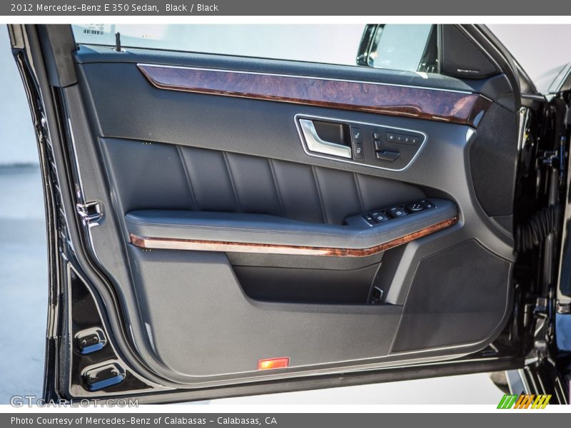 Black / Black 2012 Mercedes-Benz E 350 Sedan