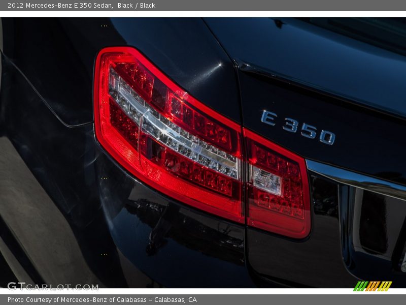Black / Black 2012 Mercedes-Benz E 350 Sedan