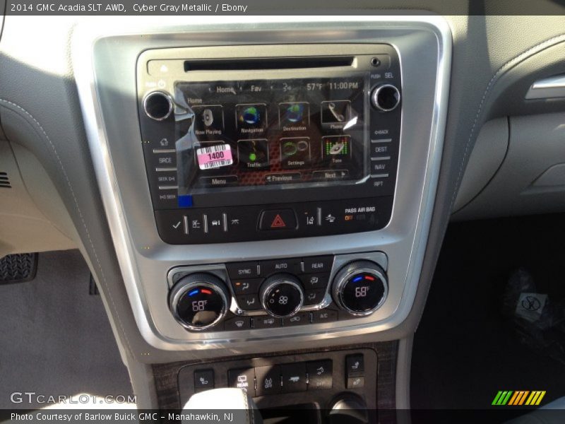 Cyber Gray Metallic / Ebony 2014 GMC Acadia SLT AWD