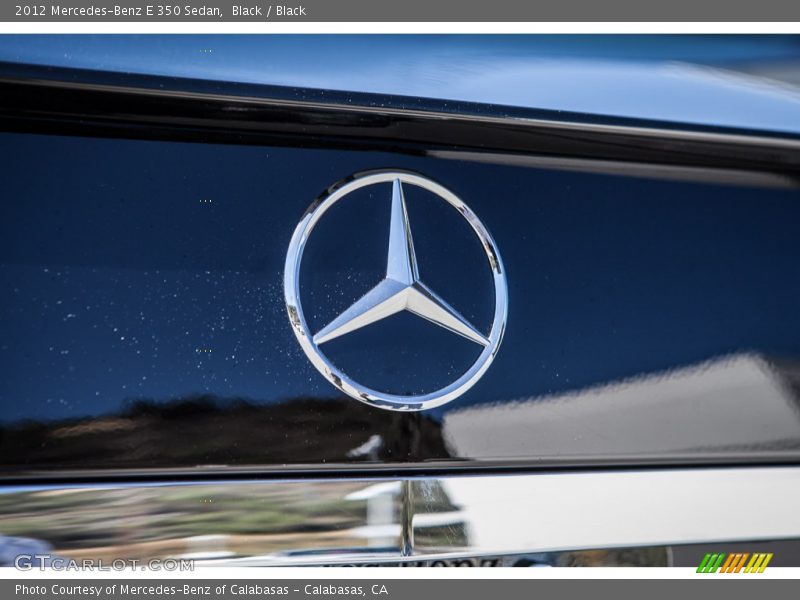 Black / Black 2012 Mercedes-Benz E 350 Sedan