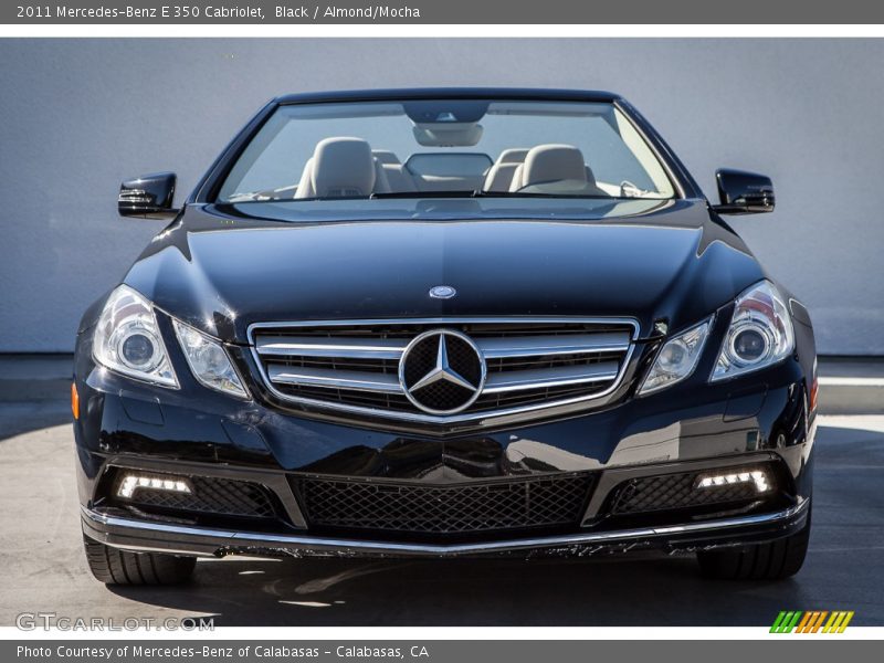 Black / Almond/Mocha 2011 Mercedes-Benz E 350 Cabriolet