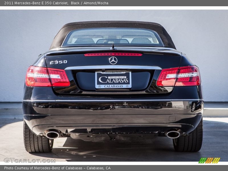 Black / Almond/Mocha 2011 Mercedes-Benz E 350 Cabriolet