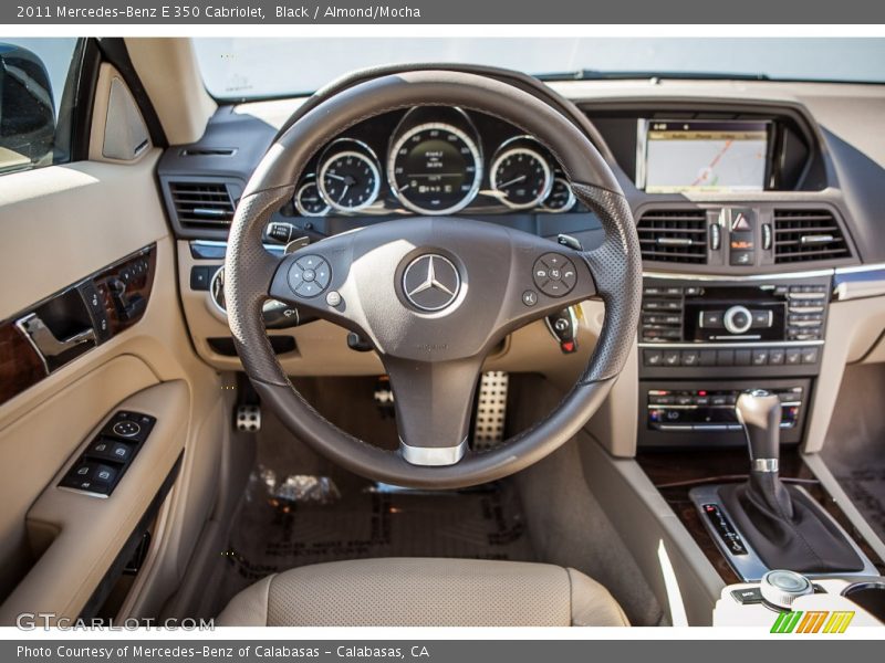 Black / Almond/Mocha 2011 Mercedes-Benz E 350 Cabriolet