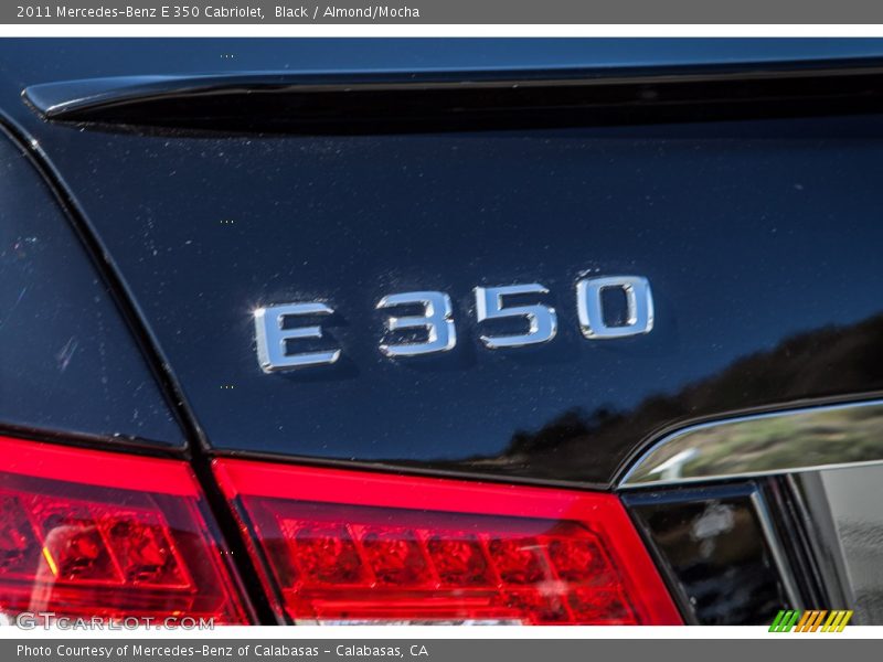 Black / Almond/Mocha 2011 Mercedes-Benz E 350 Cabriolet