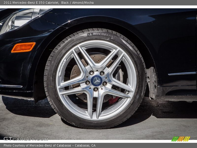 Black / Almond/Mocha 2011 Mercedes-Benz E 350 Cabriolet