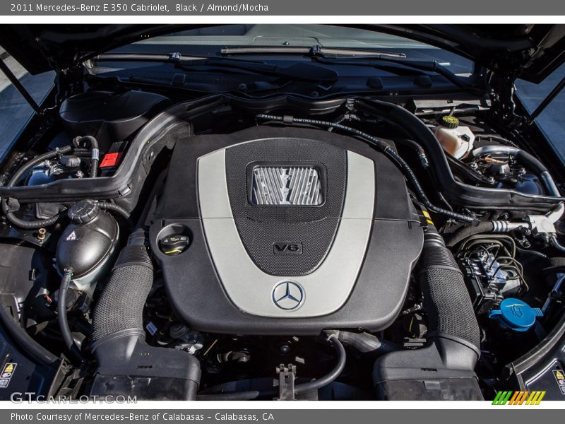 Black / Almond/Mocha 2011 Mercedes-Benz E 350 Cabriolet